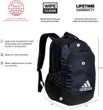 adidas Defender Backpack, JerseyOnixGrey/Black, One Size - Image 2